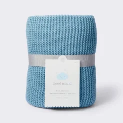 Knit Baby Blanket - Blue - Cloud Island™ 6 Knit Baby Blanket - Blue - Cloud Island™ -Little Kingdom Nursery GUEST aac0e31c 793d 43c9 a795 0271cbd55243
