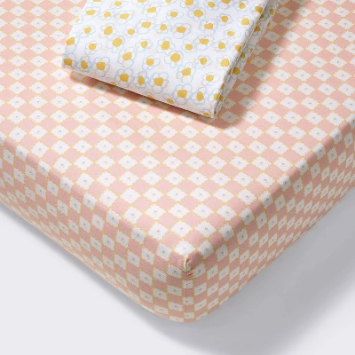 Crib Bedding Set - Painterly Floral - 4pc - Cloud Island™ 2 Crib Bedding Set - Painterly Floral - 4pc - Cloud Island™ - Image 2