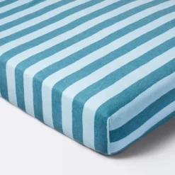 Flannel Fitted Crib Sheet - Blue Stripes - Cloud Island™ 7 Flannel Fitted Crib Sheet - Blue Stripes - Cloud Island™ -Little Kingdom Nursery GUEST b59a2063 543e 4412 aed2 97178b841db0