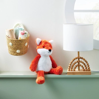 Braided Water Hyacinth With Tufted Embroidery Small Round Storage Basket - Cloud Island™ 1 Braided Water Hyacinth With Tufted Embroidery Small Round Storage Basket - Cloud Island™