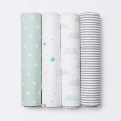 Flannel Baby Blankets Space - Cloud Island™ 4pk 5 Flannel Baby Blankets Space - Cloud Island™ 4pk -Little Kingdom Nursery GUEST bb39f5fc b71d 452d a9c3 4dbfec650999