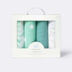 Flannel Baby Blankets Starry Slumber - Cloud Island™ Green 4pk 4 Flannel Baby Blankets Starry Slumber - Cloud Island™ Green 4pk -Little Kingdom Nursery GUEST c0e94236 04f7 484a bb3f 80f5fd37b968