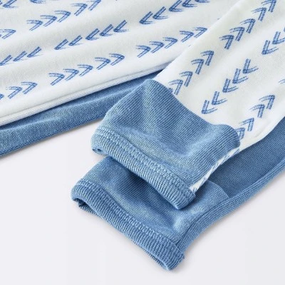 Baby Boys' 2pk So Very Soft Modal Blend Sleep N' Play - Cloud Island™ Light Blue 3 Baby Boys' 2pk So Very Soft Modal Blend Sleep N' Play - Cloud Island™ Light Blue - Image 3