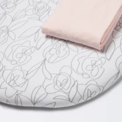 Jersey Bassinet Sheet 2pk - Cloud Island™ Floral And Solid Light Pink 7 Jersey Bassinet Sheet 2pk - Cloud Island™ Floral And Solid Light Pink -Little Kingdom Nursery GUEST c446510e 73ea 46f1 b42d 8934c0faa2c1