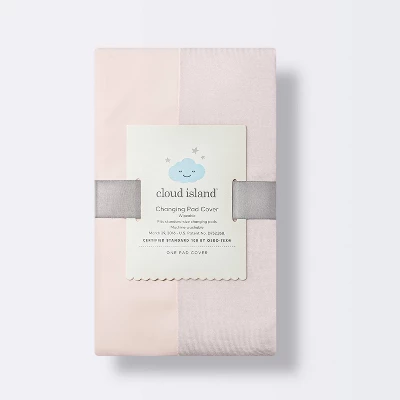 Wipeable Changing Pad Cover - Solid Pink - Cloud Island™ 2 Wipeable Changing Pad Cover - Solid Pink - Cloud Island™ - Image 2
