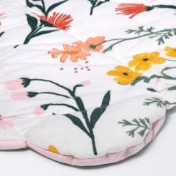 Floor Blanket And Playmat - Cloud Island™ Pink Flower -Little Kingdom Nursery GUEST d152f606 1cbd 4dbf b191 68df39b93648