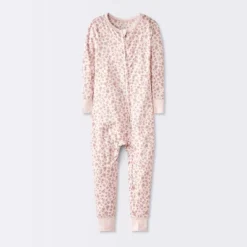 Toddler Girls' Smooth Jersey Snug Fit Union Suit - Cloud Island™ Pink -Little Kingdom Nursery GUEST d6001065 4390 4c0c 927f fa596c48c0e8