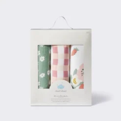 Muslin Swaddle Baby Blanket - Floral Gingham - 3pk - Cloud Island™ 6 Muslin Swaddle Baby Blanket - Floral Gingham - 3pk - Cloud Island™ -Little Kingdom Nursery GUEST dc5c9b9f 5f40 4544 8170 5f803e704612