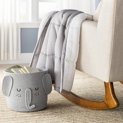 Muslin Quilt Baby And Toddler Blanket - Gray - Cloud Island™ 1 Muslin Quilt Baby And Toddler Blanket - Gray - Cloud Island™