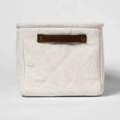 Decorative Basket - Cloud Island™ Large Quilted Bin Off White -Little Kingdom Nursery GUEST df317772 7362 43d5 a393 57a8bc6977c0