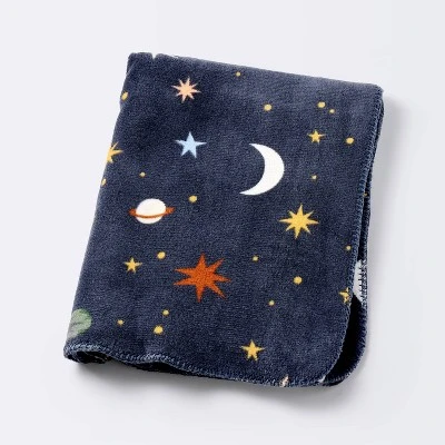 Plush Baby Blanket - Space - Cloud Island™ 4 Plush Baby Blanket - Space - Cloud Island™ - Image 4