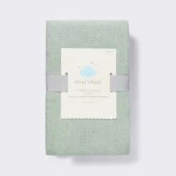 Polyester Rayon Fitted Crib Sheet - Green - Cloud Island™ -Little Kingdom Nursery GUEST e380a796 5d4f 4982 aa6e 775146ea1425