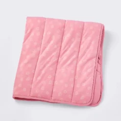 Rayon From Bamboo Jersey Quilted Blanket - Ditsy Floral - Pink - Cloud Island™ -Little Kingdom Nursery GUEST e47fb1ed ca66 41ff 9a48 85ecea9e6548