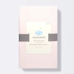 Polyester Rayon Jersey Fitted Crib Sheet - Cloud Island™ Light Pink 7 Polyester Rayon Jersey Fitted Crib Sheet - Cloud Island™ Light Pink -Little Kingdom Nursery GUEST e67a4114 4e11 4d4d 963a cf7b13967bcc
