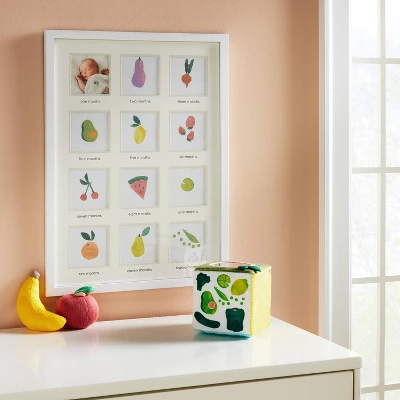 Milestone 4" X 4" Image Opening Picture Frame - White - Cloud Island™ 1 Milestone 4" X 4" Image Opening Picture Frame - White - Cloud Island™