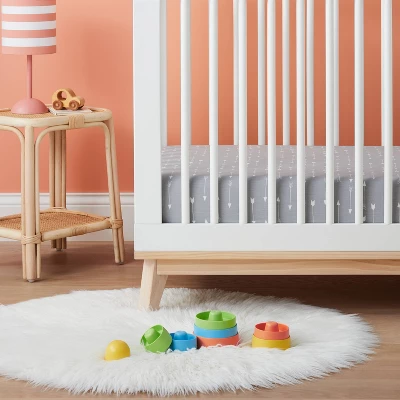 Fitted Crib Sheet Arrows - Cloud Island™ Gray 1 Fitted Crib Sheet Arrows - Cloud Island™ Gray