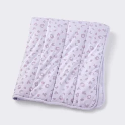 Rayon From Bamboo Jersey Quilted Blanket - Leopard - Purple - Cloud Island™ -Little Kingdom Nursery GUEST e96adc35 6c5a 49f8 93a7 7182b072a034