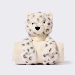 Plush Blanket With Soft Toy - Cream Leopard - Cloud Island™ 7 Plush Blanket With Soft Toy - Cream Leopard - Cloud Island™ -Little Kingdom Nursery GUEST eaf8d516 20c2 47cb 8f38 f1c9f1f7e86a