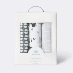 Muslin Swaddle Blankets Jungle - Cloud Island™ Gray 3pk 3 Muslin Swaddle Blankets Jungle - Cloud Island™ Gray 3pk -Little Kingdom Nursery GUEST ebabf648 eaab 48c4 9d40 010982be0e2e