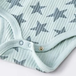 Baby 2pc Stars Wide Ribbed Top & Bottom Set - Cloud Island™ Blue -Little Kingdom Nursery GUEST f3f2e411 76c6 41d4 8846 23ff0df6da24