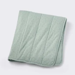 Rayon From Bamboo Jersey Quilted Blanket - Dashes - Green - Cloud Island™ -Little Kingdom Nursery GUEST f7b6ded4 39e4 49f2 a932 bbe772c7a1d4