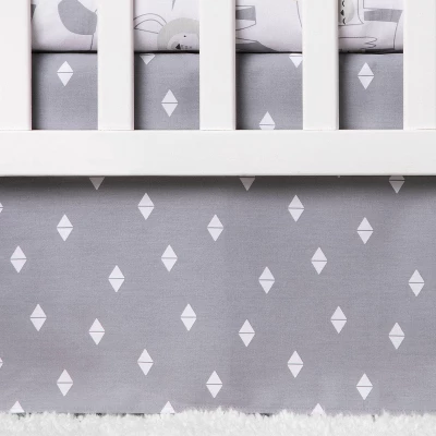 Crib Bedding Set Animals 4pc - Cloud Island™ White/Beige 3 Crib Bedding Set Animals 4pc - Cloud Island™ White/Beige - Image 3